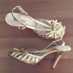 Bonnibel Gold Bow Heels